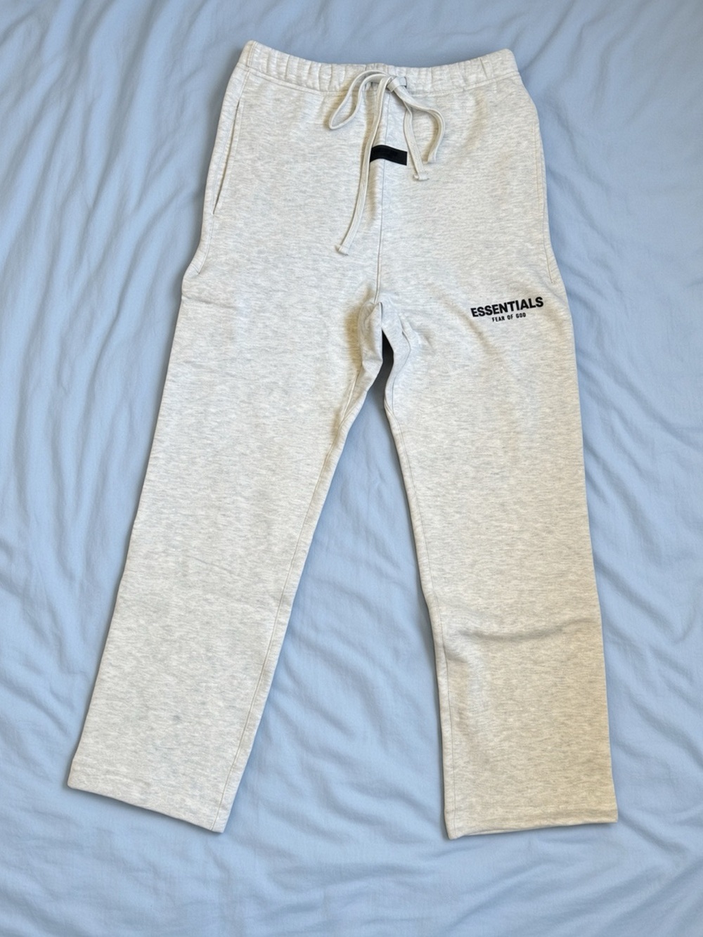 ESSENTIALS Light Oatmeal Sweatpants - Comfortable Casual Bottoms